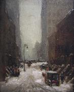 Robert Henri Snow in New York painting
